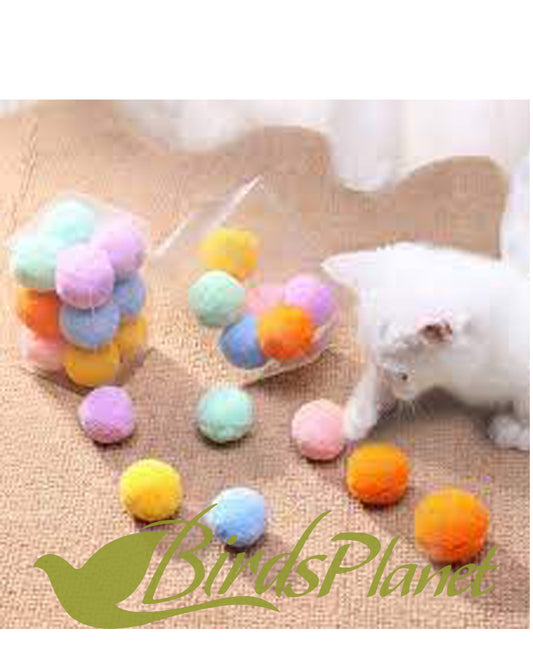 Pom Pom cat balls 12pc