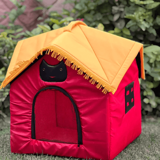 Cat House Hut Shape