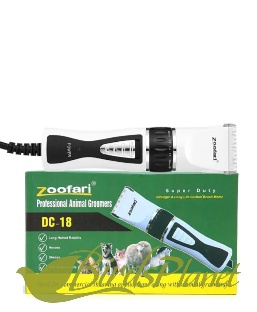 Zoofari Professional Animal Groomer DC-18 Pet Hair Clipper / Trimmer