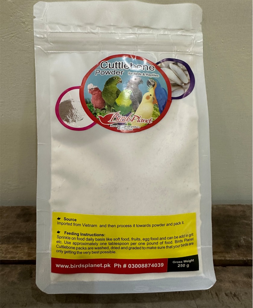 Cuttlebone Powder (For Birds & Reptiles) – Birds Planet