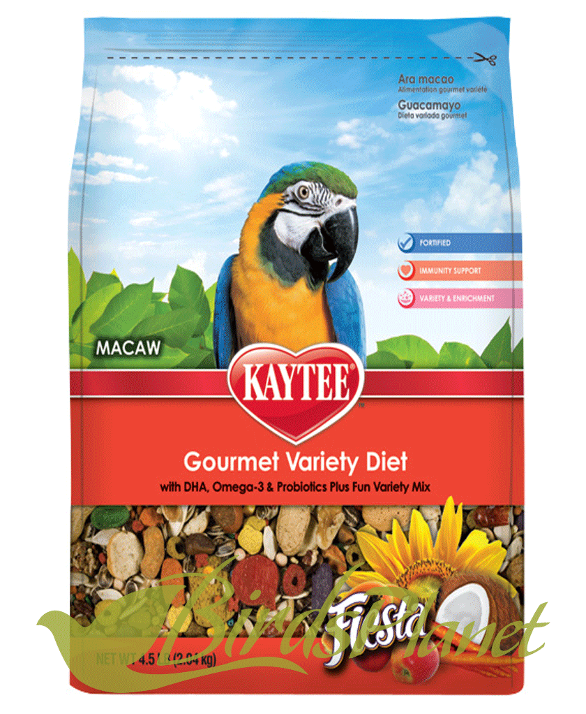 Kaytee Fiesta Gourmet Variety Diet Macaw – Birds Planet