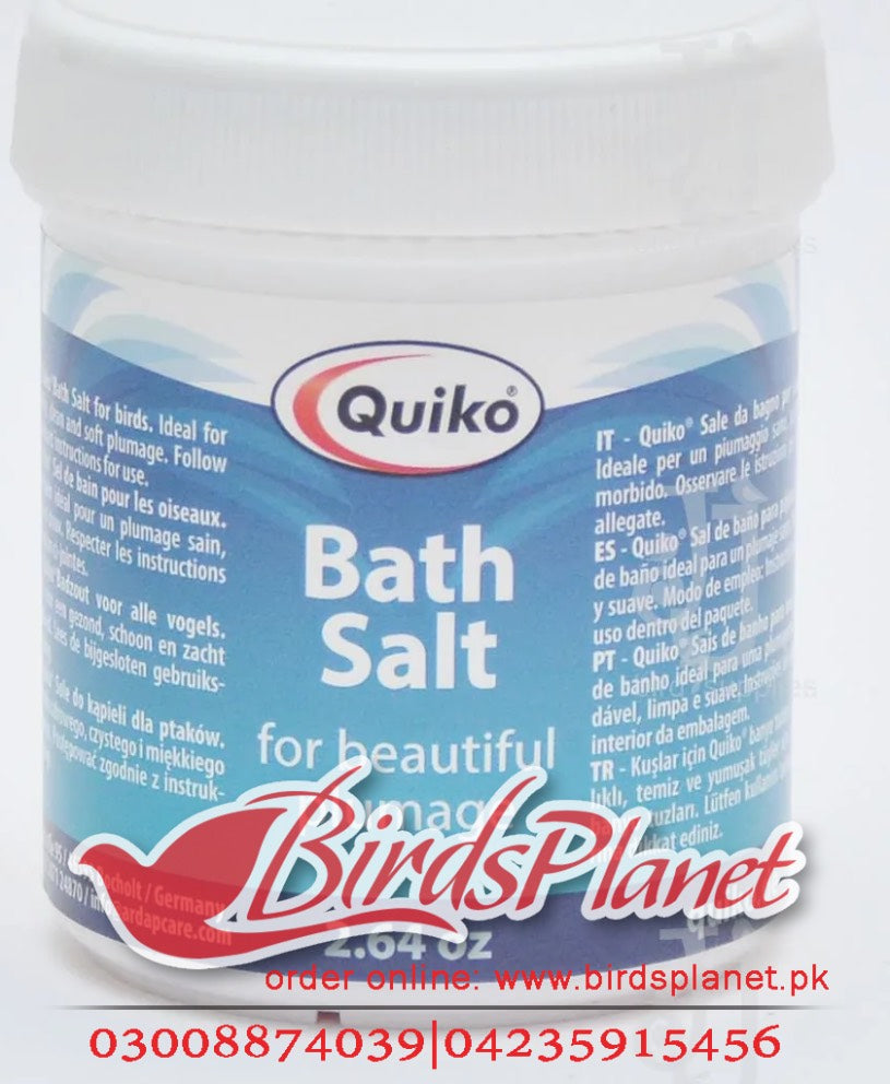 Quiko Bath Salt Supports a beautiful plumage for birds