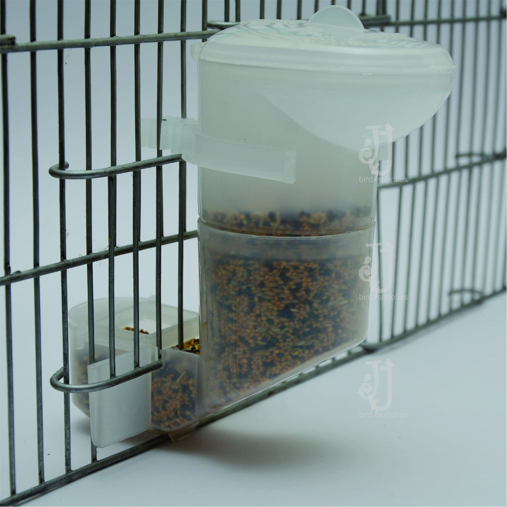 Bird Seed Hopper With Openable Lid Birds